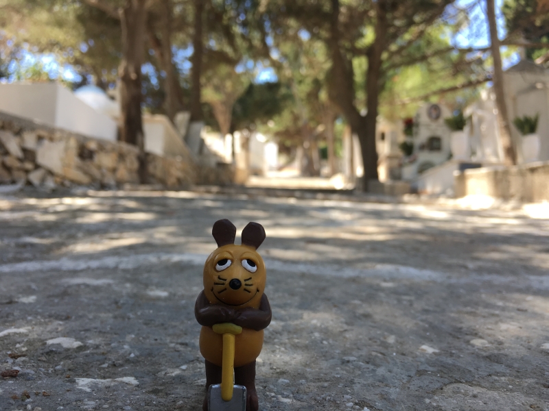Lefkes auf Paros, Griechenland