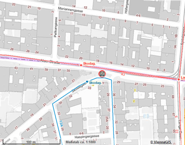 Plan Alserstra&szlig;e