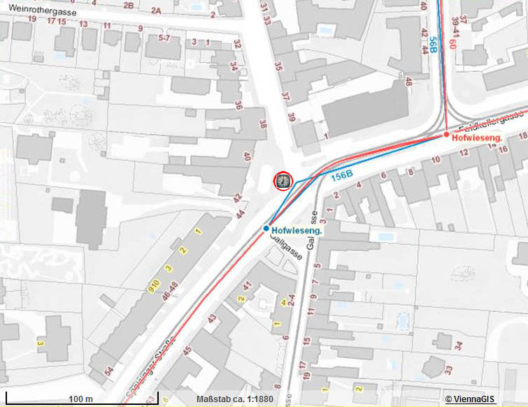 Plan Speisinger Stra&szlig;e